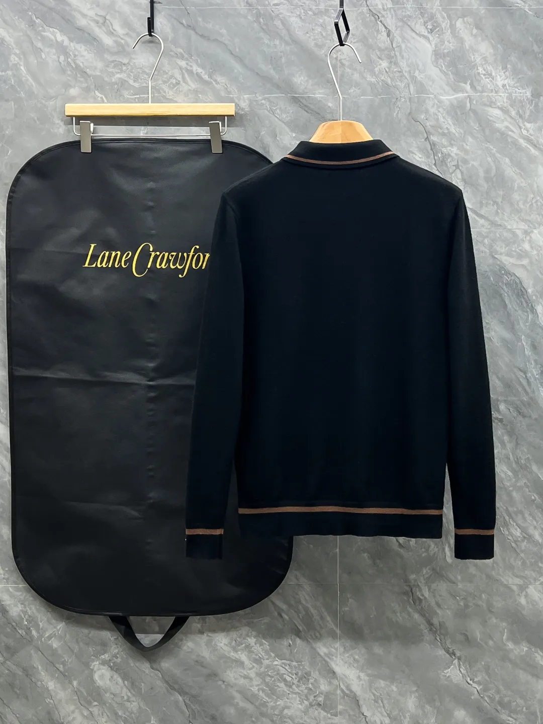 L Autumn and winter half-zip cashmere sweater Polo sweater, custom-made cashmere blended fabric, soft and waxy fabric, matte high-end texture, full three-dimensional texture of the body, keeping warm at the same time, great for spring and autumn alone, or layered with a jacket in winter, neat Polo lapel design, the collar shape is well-shaped, and it is not easy to turn out and collapse the collar; half-open metal zipper, Size: M‑XXXL